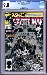 Web of Spider-Man #32 CGC 9.8 NM/MT white pages KRAVEN VERMIN app 4471931016 - Picture 1 of 2