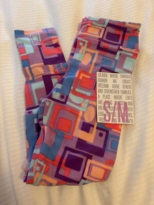 LuLaRoe kids S/M Multi Geometric Aztec print New leggings 2-8 NWT Small Medium - Picture 1 of 2