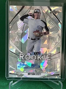 2020 Leaf Metal Rookie Cracked Ice BRYSON STOTT Auto /35 (Qty available) - Picture 1 of 1