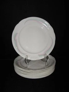ROYAL ALBERT BONE CHINA HORIZONS AURORA SALAD PLATES - EIGHT - Picture 1 of 2