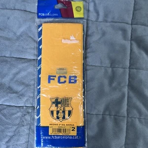 Official FC Barcelona Socks Made In Spain Futbol Soccer New - Picture 1 of 2
