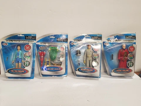 Thunderbirds The Movie Action Figures And Diecast Vehicle Set Lot NEW Cover