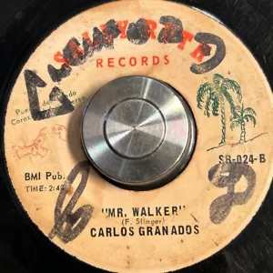 PANAMA Latin Calypso CARLOS GRANADOS Mr Walker 7" 45rpm VERY RARE Hear!!! - Picture 1 of 2