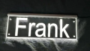 Frank LED Namensschild oder dein Name LKW Truckerschild personalisiert Franki fr - Picture 1 of 12