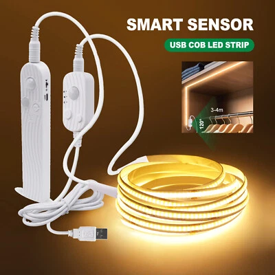 5V COB LED Streifen Stripe USB Leiste Band Lichterkette Kette Lichtpunkt Dimmbar - Bild 1 von 4