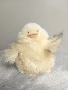 Aurora Purely Luxe Yellow Baby Chick Duckling 9" Plush Stuffed Toy 2018 Fuzzy - Picture 1 of 3