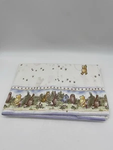 Vintage EUC Disney Winnie Puuh Zwilling flache Blatt Ballons Bienen Bordüre - Bild 1 von 4