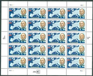 Scott #3141 32¢ The Marshall Plan Mint Sheet MNH - Picture 1 of 2