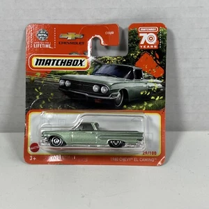 Chevy El Camino Matchbox 1960 verde claro #29/100 Co859 S-10 2021 - Imagen 1 de 4