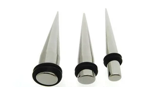 KIT DE 2G - 00G S. ENCHUFES EXPANSORES DE ACERO JOYERÍA CORPORAL - Imagen 1 de 1