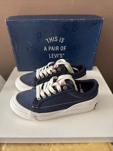 Levi’s Canvas Shoes/Trainers/Pumps/Plimsoles Blue UK Size 3 - Picture 1 of 8