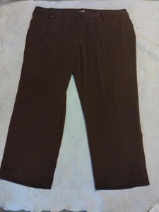 JMS Women's Slacks Size 26W Brown - Picture 1 of 2