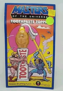 Colorforls Masters of The Universe Toothpaste Topper He-Man 1984 MIP! - Picture 1 of 5