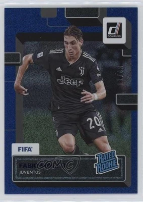 2022-23 Panini Donruss Rated Rookie Blue /49 Fabio Miretti #196 Rookie RC - Image 1 of 2