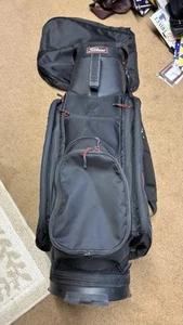 Titleist Club 7 Cart Bag 7-Way - Black/Red - Picture 1 of 7