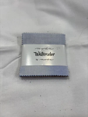 Moda  WATERCOLOR Mini Charm Pack  2.5"x2.5"  Quilt Fabric 26 Pieces - Image 1 of 4