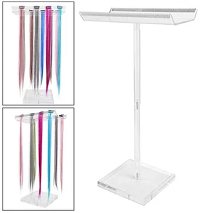 Hair Extension Holder for Styling Wig Display Holder Transparent Professional - Picture 1 of 7