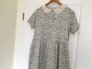 Neu Kleid Baumwolle Spitze Gr. XL Vintage Passt zu Ewa i Walla - Bild 1 von 7