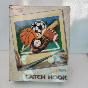 Kit de gancho de cierre WonderArt "Deportes" 20"x27" # 4268 herramienta fútbol baloncesto fútbol - Imagen 1 de 6