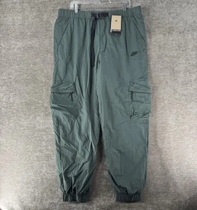 Nike Tech Woven Cargo Pants Vintage Green Lined Men’s XL Tall FZ0756-338 $150 - Picture 1 of 10