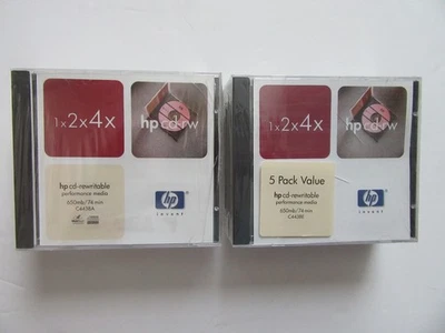 (10)  New Sealed HP CD-RW 1x2x4x Rewritable 650mb/74Min C4438A Discs - Image 1 of 4
