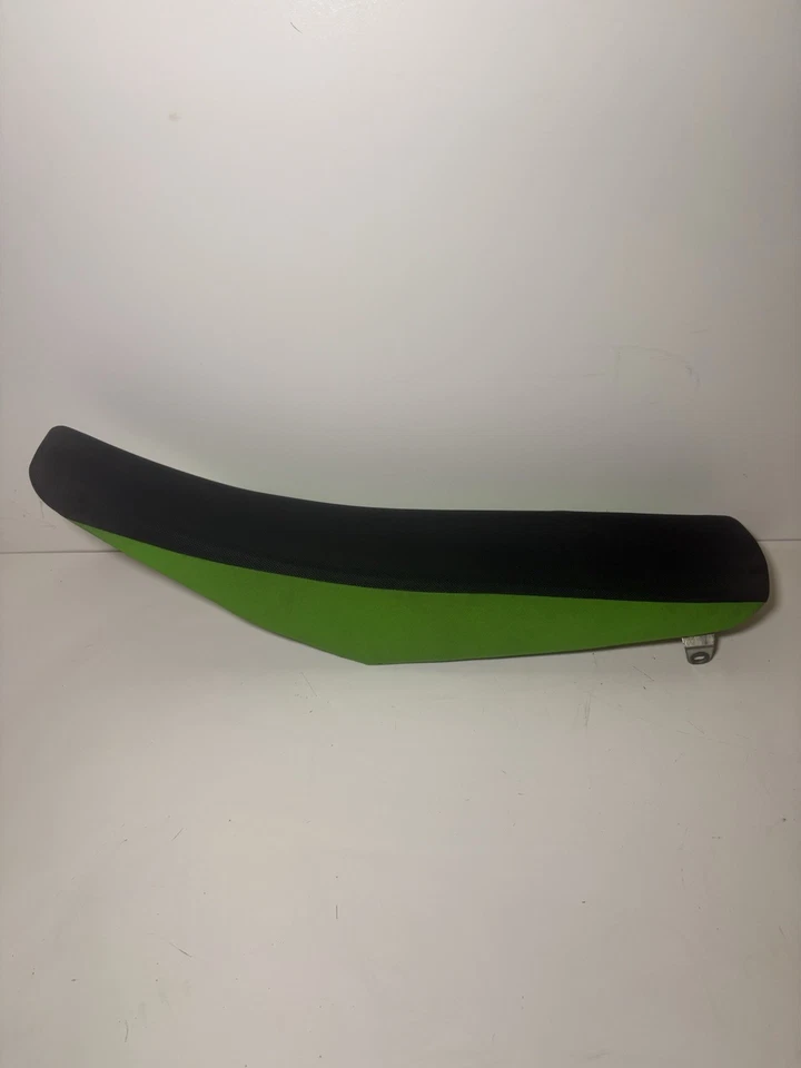 OEM 13-16 KAWASAKI KX250F / 12-15 KX450F ASIENTO COMPLETO CON STOCK NEGRO VERDE CUBIERTA Foto 1 de 4