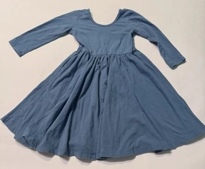 Alice + Ames Ballet Twirl Dress Long Sleeve Blue Size 6 Girls - Picture 1 of 3