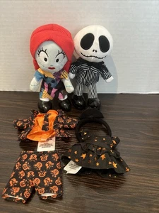 Neu ohne Etikett Disney NuiMos Jack und Sally Plüsch Nightmare Before Christmas + Halloween P - Bild 1 von 11