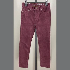 NEW J Crew Crew Cuts Pants Boys 10 red corduroy straight leg preppy casual - Picture 1 of 10