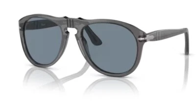 Gafas de sol para hombre Persol 0PO0649 119656 transparentes grises/azules 54 mm cuadradas suaves Foto 1 de 4