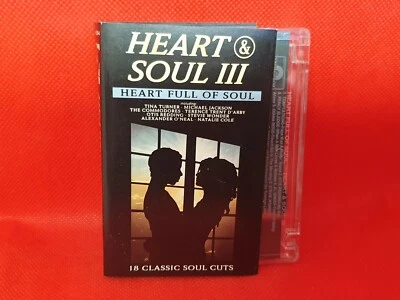 Various - Heart & Soul 3 (1990) Cassette RARE (VG+) - Image 1 of 2