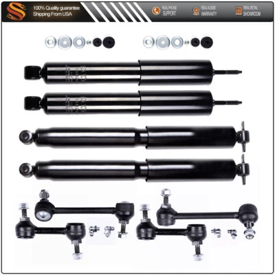 For 04-2012 Chevy Colorado GMC Canyon Front Rear Struts Shocks Sway Bar Link Kit - Image 1 of 4