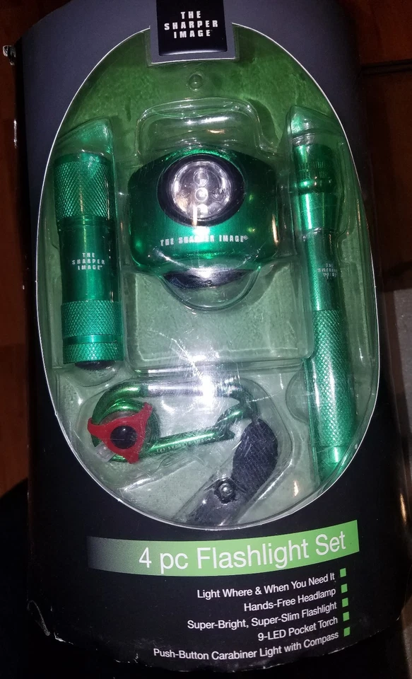 The Sharper Image 4 Piece Flashlight set Handheld Flashlights Safety & Security  - Image 1 of 4