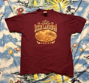 Vintage 1990s Disney Dixie Landings Resort T-Shirt L Made in USA PORT ORLEANS - Picture 1 of 4