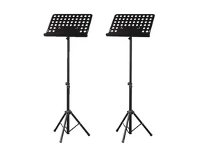 2 x Heavy Duty Orchestral Conductor Sheet Music Stand Holder Tripod Foldable - Picture 1 of 1