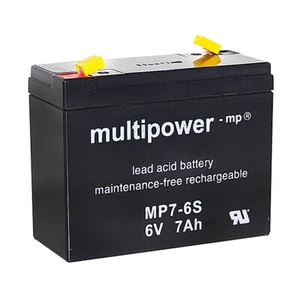 Multipower MP7-6S 6V 7Ah AGM - Bild 1 von 2