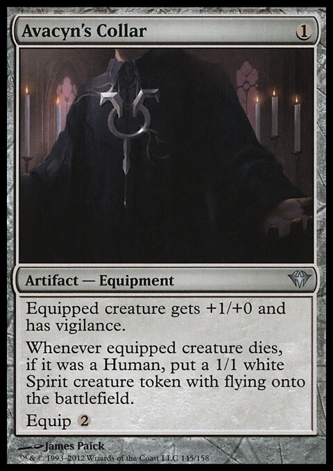 Magic the Gathering MTG Avacyn's Collar (145) Dark Ascension   LP - Image 1 of 1