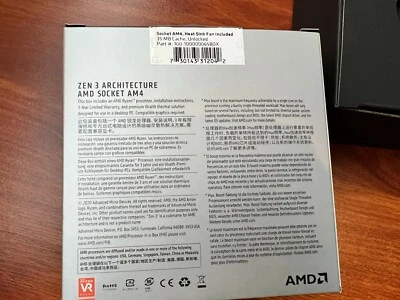 AMD Ryzen (Screw-Mount) AM4 Cooling Fan Aluminum Heat Sink ,ORIGINAL - Image 1 of 4