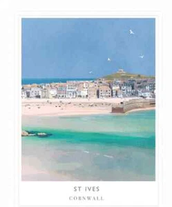 Whistlefish St Ives Travel Art Card Birthday Note Greetings Cornwall A697 - Picture 1 of 1