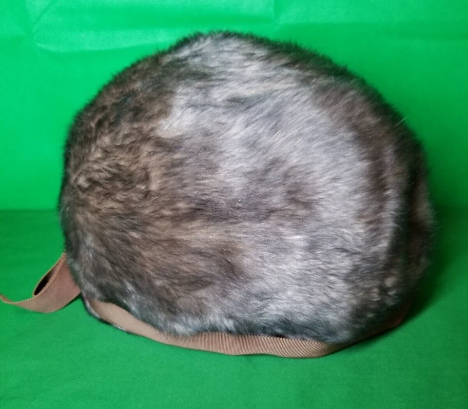  Sombrero de piel Montezuma Salley Victor hecho en Austria, pastillero/callot vintage años 50/60 Foto 1 de 4