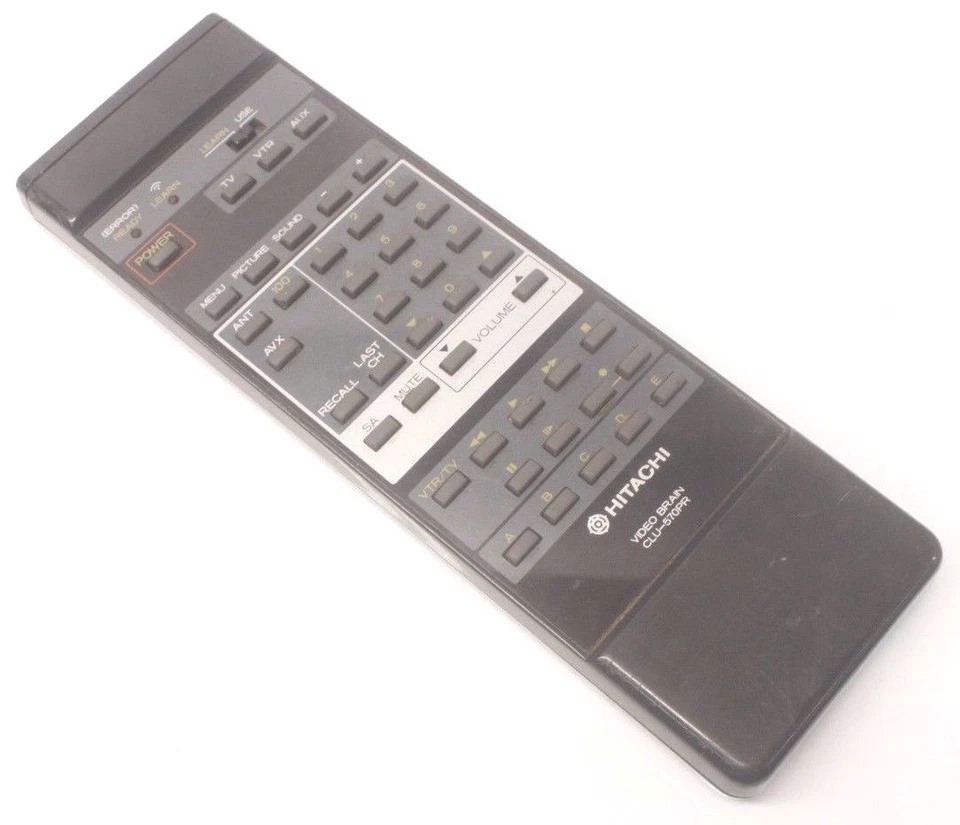 Hitachi CLU-570PR TV Remote Control for CT3190B CT3196 CT7881 CT7892B CT7898 - Image 1 of 1