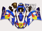Fit For Yamaha YZF R6 1998-2002 Injection ABS Fairing Bodywork Kit Blue H1