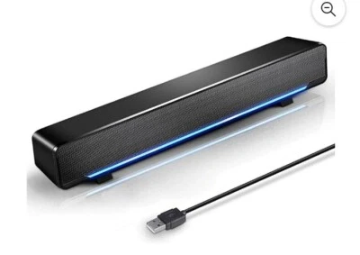 Phission Soundbar, USB Powered Sound Bar Speakers for Computer Desktop Laptop... - Image 1 of 4