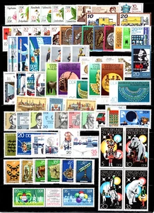 GERMANY: DDR/GDR, Sc#1875-1975a, 1978 Group of 80+ Stamps & 4 S/S Mint NH OG - Picture 1 of 4