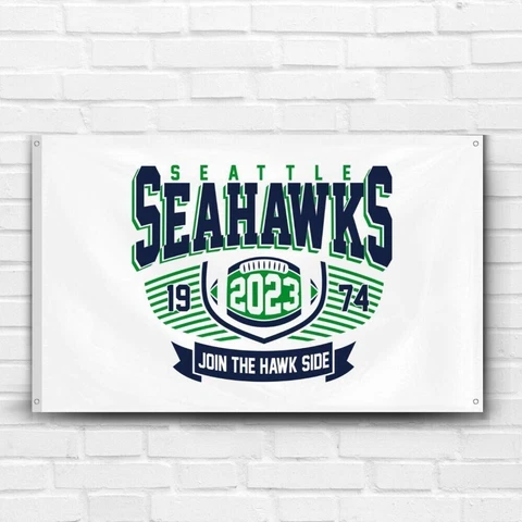 Seattle Seahawks 3x5 ft Flag NFL Football Champions Banner Gift Wall Decor Cover