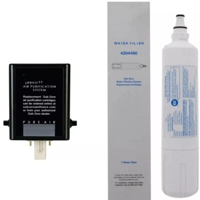 Sub-Zero Refrigerator Replacement Water and Air Filter Combo 4204490 and 7007067 - Image 1 of 2