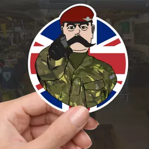 Parachute Regiment Vinyl Waterproof Sticker, Lord Kitchener Design - Picture 1 of 6