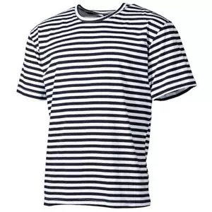 Russian Navy Telnyashka Marine Sailor Cotton T Shirt Sleeve, Striped - Picture 1 of 1