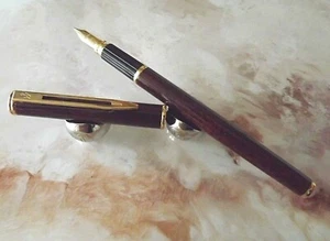 Bolígrafo Pluma Waterman Ejecutivo Pluma Oro 18 Quilates Ideal Color Otoño D363 - Imagen 1 de 6