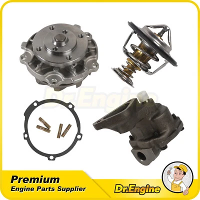 Масляный водяной насос с термостатом в сборе подходит для 87-90 Chevrolet Pontiac Oldsmobile - Изображение 1 из 4